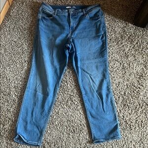 Old Navy Women's Straight Leg Jeans - Blue